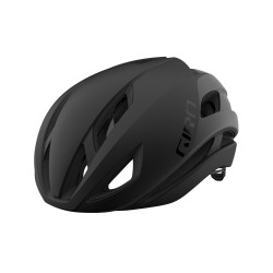 Giro Eclipse Spherical Road Helmet 2022: MATTE BLACK/GLOSS BLACK S 51-55CM