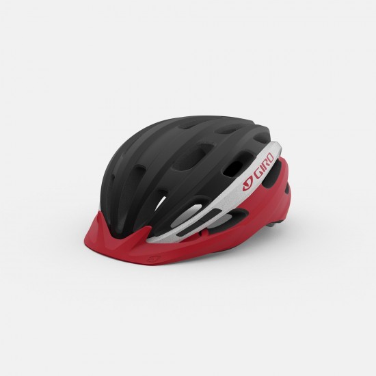 Giro Register Helmet 2021: MATTE BLACK/RED UNISIZE 54-61CM