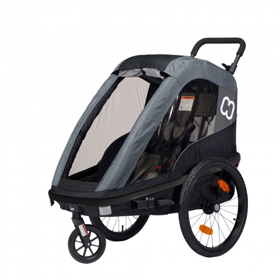 HAMAX AVENIDA ONE CHILD BIKE TRAILER 2022: BLUE SINGLE