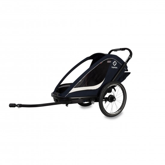 HAMAX BREEZE CHILD BIKE TRAILER 2022: NAVY/CREAM