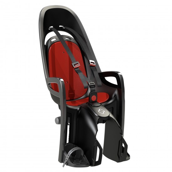 HAMAX ZENITH CHILD BIKE SEAT PANNIER RACK VERSION: GREY/RED