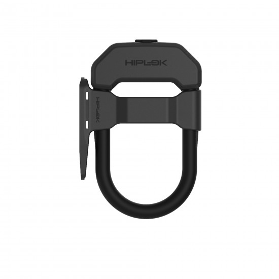 HIPLOK DX D LOCK WITH FRAME CLIP: ALL BLACK