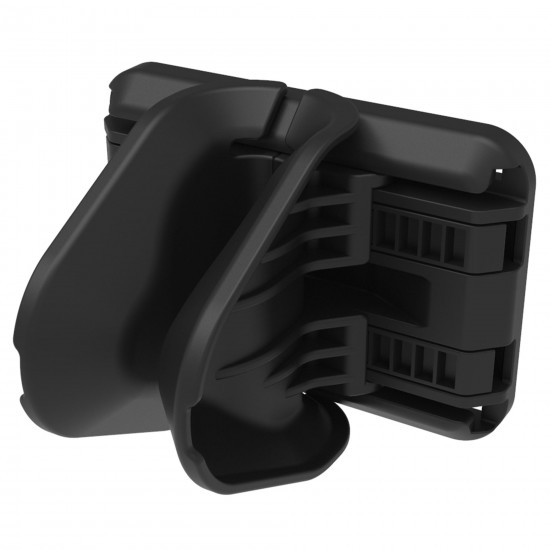 HIPLOK JAW COMPACT WALL MOUNTED HOLDER: BLACK