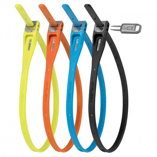 HIPLOK Z-LOK 4 PACK 2022: MULTICOLOUR 40CM