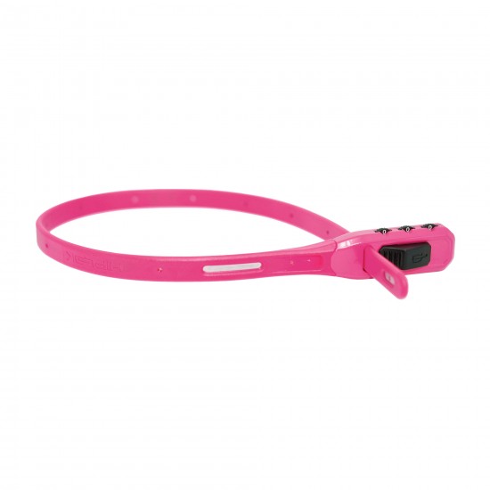 HIPLOK Z-LOK COMBO ARMOURED REUSEABLE TIE (SINGLE): PINK 40CM