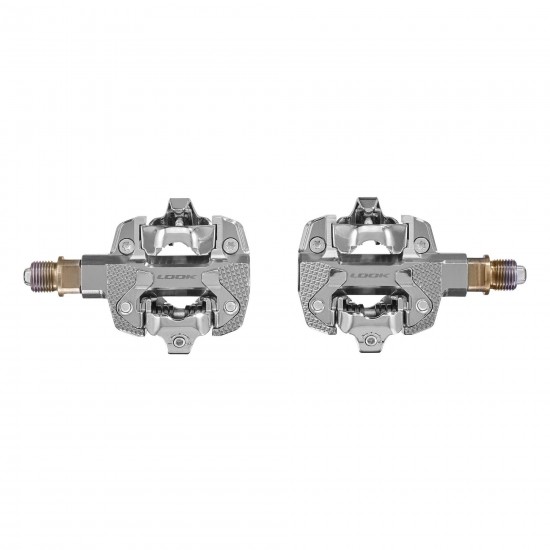 LOOK X-TRACK POWER DUAL SIDED POWERMETER PEDALS: SILVER