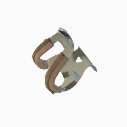 MKS HALF CLIP STEEL - DEEP - WITH LEATHER: