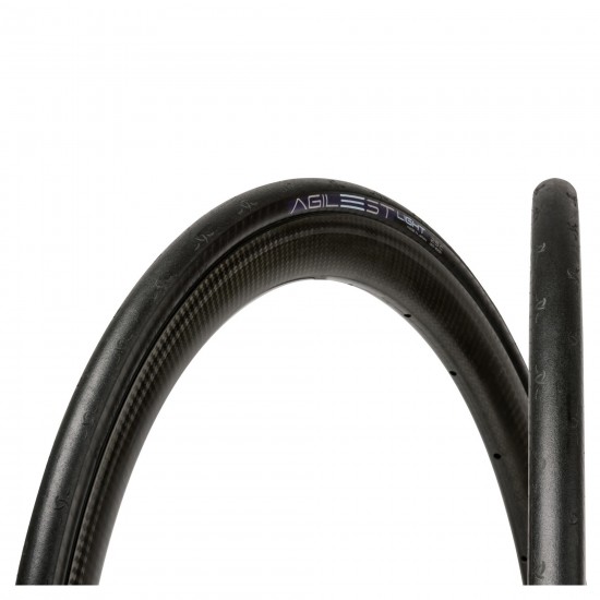 PANARACER AGILEST LIGHT FOLDING ROAD TYRE: BLACK/BLACK 700X25C