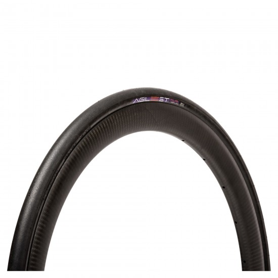 PANARACER AGILEST TLR FOLDING ROAD TYRE: BLACK/BLACK 700X25C