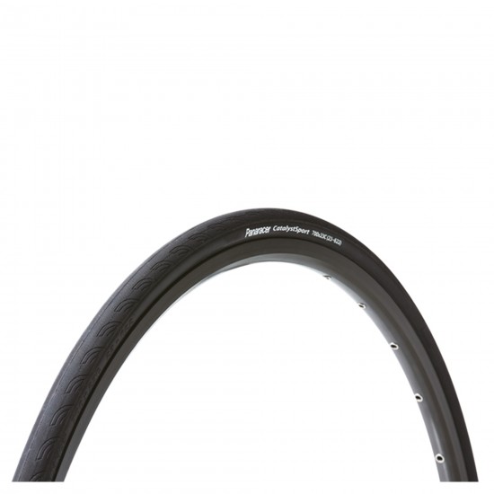 PANARACER CATALYST FOLDING ROAD TYRE: BLACK/BLACK 700X25C