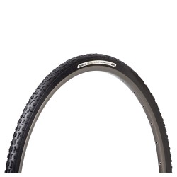 PANARACER GRAVELKING AC TLC FOLDING TYRE: BLACK/BLACK 700X33C