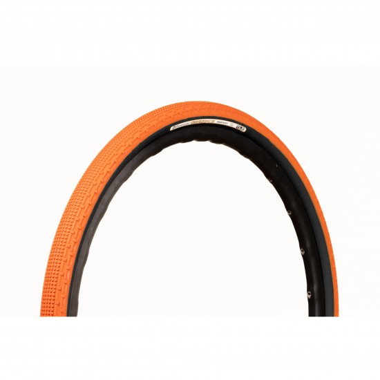 PANARACER GRAVEL KING SK COLOUR EDITION TLC GRAVEL TYRE: SUNSET ORANGE/BLACK 700X32C