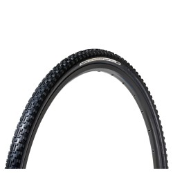 PANARACER GRAVELKING EXT TLC FOLDING TYRE: BLACK/BLACK 700X33C