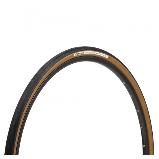 PANARACER GRAVELKING SLICK FOLDING ALLROAD TYRE: BLACK/BLACK 700X23C