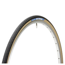 PANARACER PASELA PROTITE FOLDING URBAN TYRE: BLACK/TAN 700X23C