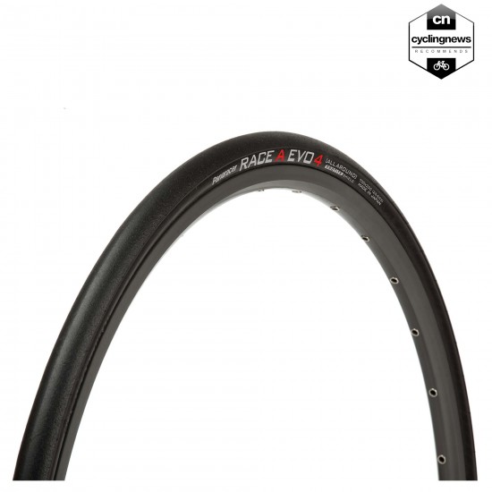 PANARACER RACE A EVO 4 FOLDING ROAD TYRE: BLACK/BLACK 700X25C