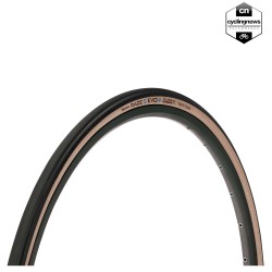 PANARACER RACE C EVO 4 FOLDING ROAD TYRE: BLACK/AMBER 700X26C