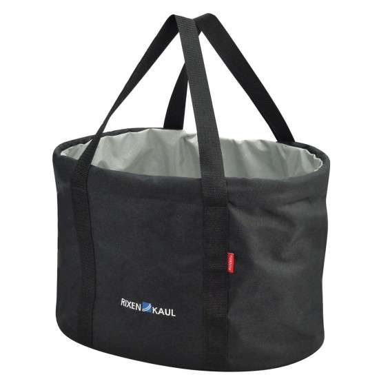 RIXEN-KAUL SHOPPER PRO BLACK HANDLEBAR BAG: BLACK