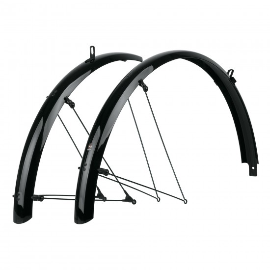 SKS BLUEMELS 20" MUDGUARD SET: BLACK 20" 53MM