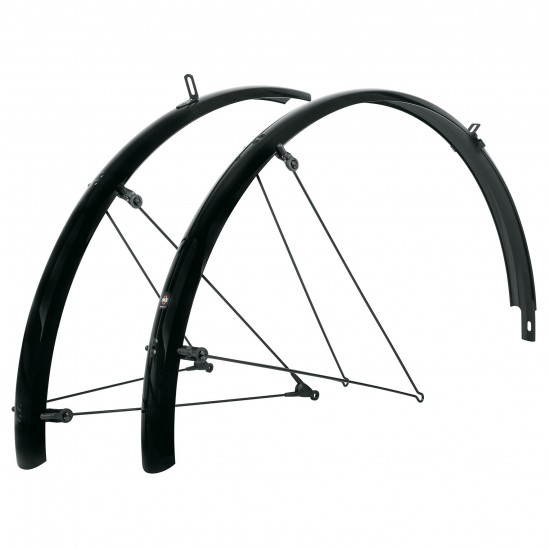 SKS BLUEMELS 27.5"- 29" MUDGUARD SET: BLACK 27.5"-29" 65MM