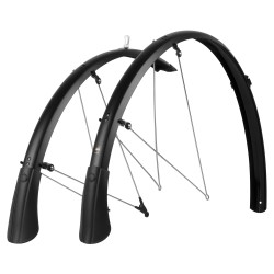 SKS BLUEMELS MUDGUARD SET MATT BLACK:  28" 35MM