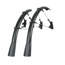 SKS RACEBLADE PRO STEALTH SERIES MUDGUARD SET: MATT BLACK