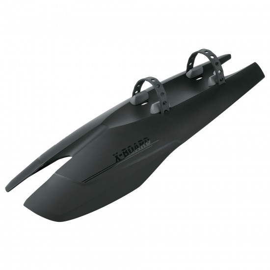 SKS X-BOARD DARK FRONT MUDGUARD : BLACK/BLACK