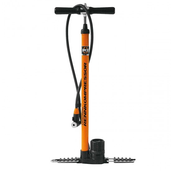 SKS RENNKOMPRESSOR FLOOR PUMP: ORANGE EVA HEAD