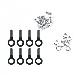 SKS 8X BOLTS,NUTS & ENDCAPS FOR CHROMOPLASTICS/LONGBOARD/BLUEMELS: