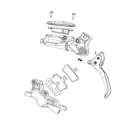 AVID SPARE - DISC BRAKE SPARE PARTS CALIPER CALIPER SPARE PARTS KIT QTY 1 CODE (2011-2017)/GUIDE RE: