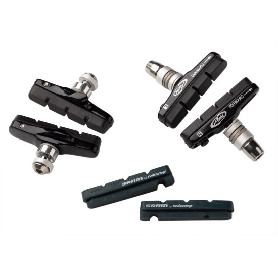 AVID SHORTY ULTIMATE (ROAD) CROSS BRAKE PAD & CARTRIDGE HOLDER (1 SET):