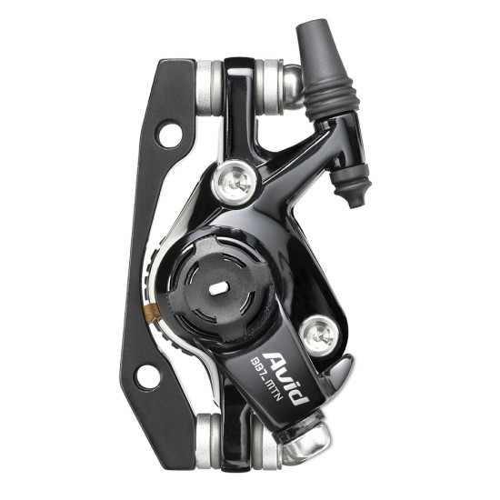 AVID BB7 - MTB - S - BLACK ANO - 160MM HS1 ROTOR (FRONT OR REAR-INCLUDES IS BRACKETS STAINLESS CPS & ROTOR BOLTS): BLACK 160MM