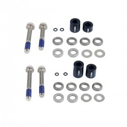 POST BRACKET - 20 P (FRONT180/REAR 160) INCLUDES STAINLESS CALIPER MOUNTING BOLTS (CPS & STANDARD) INCREASED DEPTH FOR FITMENT OF ALL CALIPERS INCLUDING GUIDE ULTIMATE: