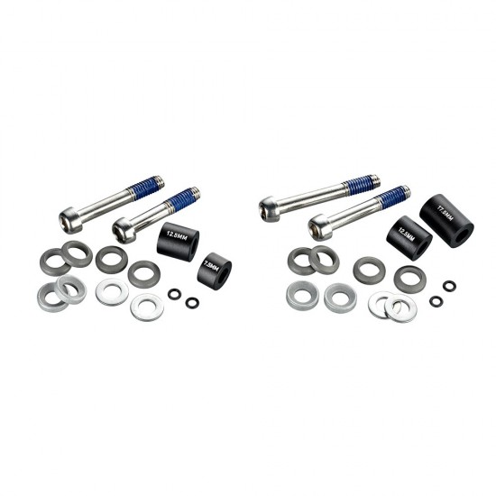 AVID POST SPACER SET - 20 S (FRONT 180/REAR 160) INC. STAINLESS CALIPER MOUNTING BOLTS (CPS & STANDARD):