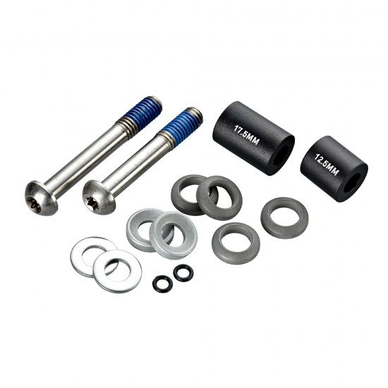 AVID POST SPACER SET XX - 20 S - FRONT 180/REAR 160 - CPS (INC. TI CALIPER MOUNTING BOLTS):