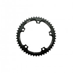 TRUVATIV SPARE - CHAIN RING ROAD 48T 144 V1 TRACK OMNIUM ALUMINIUM 5MM BLACK: BLACK 48T