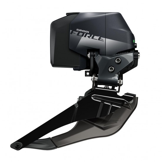 FRONT DERAILLEUR FORCE WIDE ETAP AXS D1 BRAZE-ON (BATTERY NOT INCLUDED) 2021: BLACK BRAZE-ON