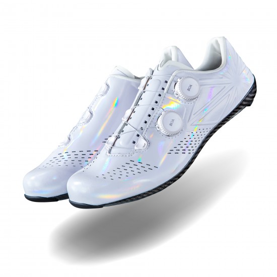 SUPACAZ KAZZE ROAD CYCLING SHOES - HOLO: WHITE 37