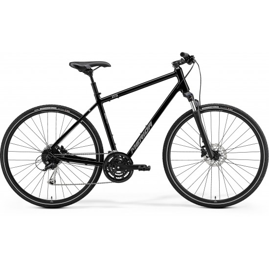 Merida Crossway 100 - Black/Silver - MY23