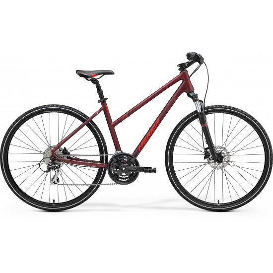 Merida Crossway 20D - Red - Women's