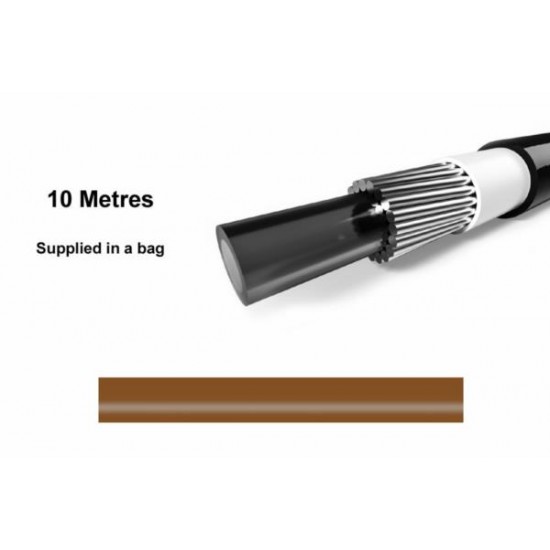 Elvedes 2019089 Outer Gear Cable - Brown (10m)