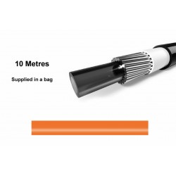 Elvedes 1120SP-11-10 Outer Gear Cable - Neon Orange (10m)