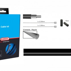 Elvedes 2015002 Basic Gear Cable Kit - Black