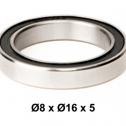 Elvedes 2017105 High Precision Sealed Bearing 688 2RS