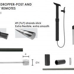 Elvedes 2021081 Cable Kit for Dropper Post / Remote Lockout