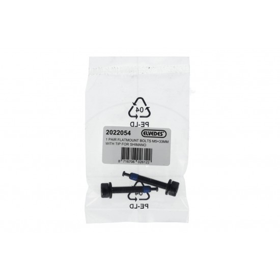 Elvedes 2022054 Flatmount Bolts for Shimano - M5 x 33mm (Pr)